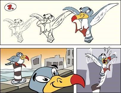 Entstehung eines Comics Entstehung eines Comics